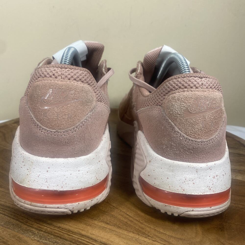 Nike Air Max Women's Dusty Pink/White Athletic Sneakers - Picture 3 of 9